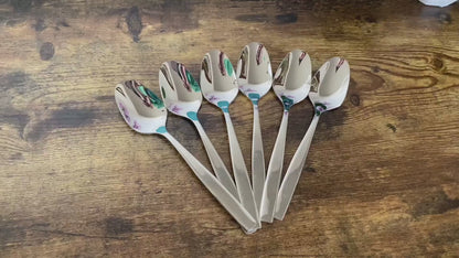 Camri Stainless Steel Dinner Spoons - Set of 6 - C4